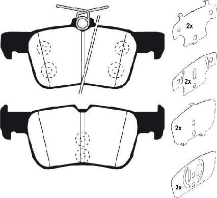 Raicam RA.1112.1 - Kit de plaquettes de frein, frein à disque cwaw.fr