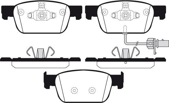 Raicam RA.1131.0 - Kit de plaquettes de frein, frein à disque cwaw.fr