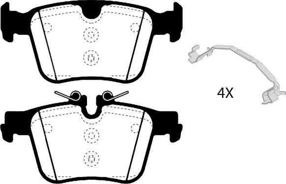 Raicam RA.1129.0 - Kit de plaquettes de frein, frein à disque cwaw.fr