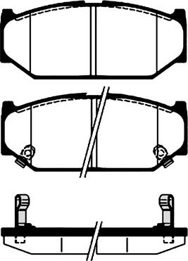 Raicam RA.1124.0 - Kit de plaquettes de frein, frein à disque cwaw.fr