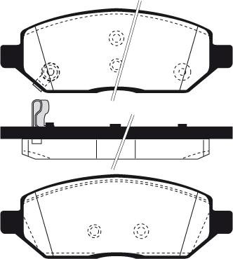 Raicam RA.1123.0 - Kit de plaquettes de frein, frein à disque cwaw.fr