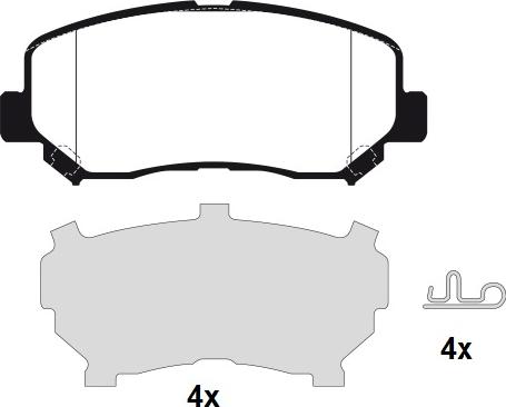 Raicam RA.1378.0 - Kit de plaquettes de frein, frein à disque cwaw.fr