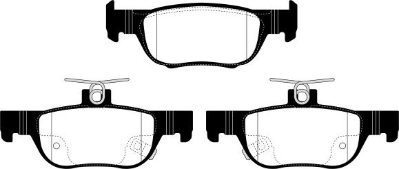 Raicam RA.1299.0 - Kit de plaquettes de frein, frein à disque cwaw.fr