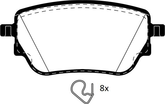 Raicam RA.1250.0 - Kit de plaquettes de frein, frein à disque cwaw.fr