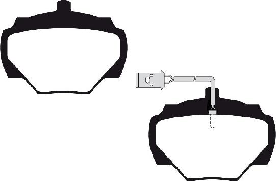 Raicam RA.1209.1 - Kit de plaquettes de frein, frein à disque cwaw.fr