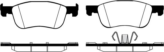 Raicam RA.1201.0 - Kit de plaquettes de frein, frein à disque cwaw.fr