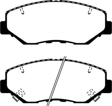 BENDIX 572504 - Kit de plaquettes de frein, frein à disque cwaw.fr