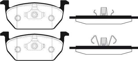 Raicam RA.1227.0 - Kit de plaquettes de frein, frein à disque cwaw.fr