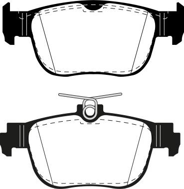 Raicam RA.1280.1 - Kit de plaquettes de frein, frein à disque cwaw.fr