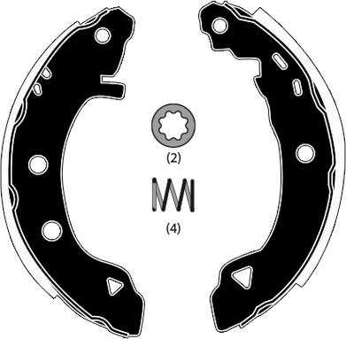 Raicam RA24921 - Jeu de mâchoires de frein cwaw.fr