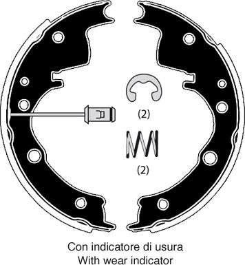 Raicam RA26060 - Jeu de mâchoires de frein cwaw.fr