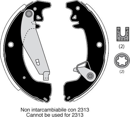 Raicam RA27620 - Jeu de mâchoires de frein cwaw.fr