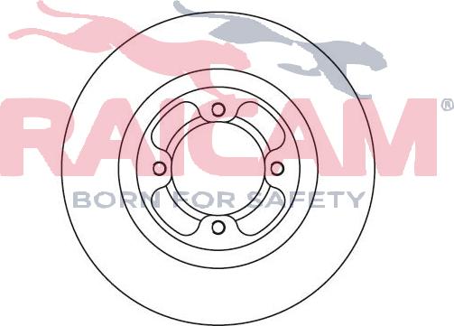 Raicam RD00989 - Disque de frein cwaw.fr