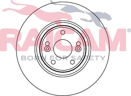 Raicam RD00695 - Disque de frein cwaw.fr