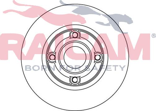 Raicam RD00665 - Disque de frein cwaw.fr