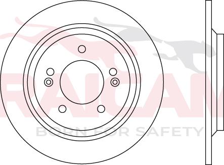 Raicam RD01598 - Disque de frein cwaw.fr