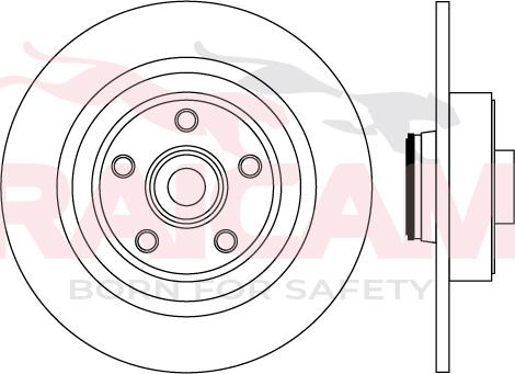 Raicam RD01546 - Disque de frein cwaw.fr