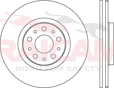 Raicam RD01570 - Disque de frein cwaw.fr