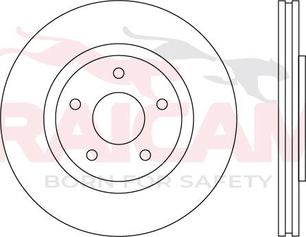 Raicam RD01619 - Disque de frein cwaw.fr