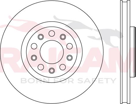 Raicam RD01618 - Disque de frein cwaw.fr