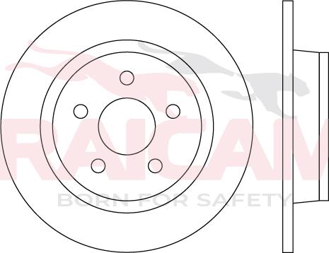 Raicam RD01612 - Disque de frein cwaw.fr