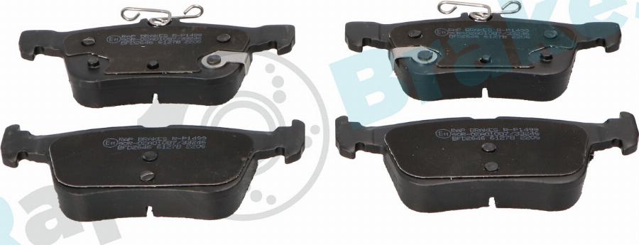 RAP BRAKES R-P1499 - Kit de plaquettes de frein, frein à disque cwaw.fr