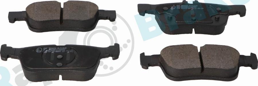 RAP BRAKES R-P1505 - Kit de plaquettes de frein, frein à disque cwaw.fr