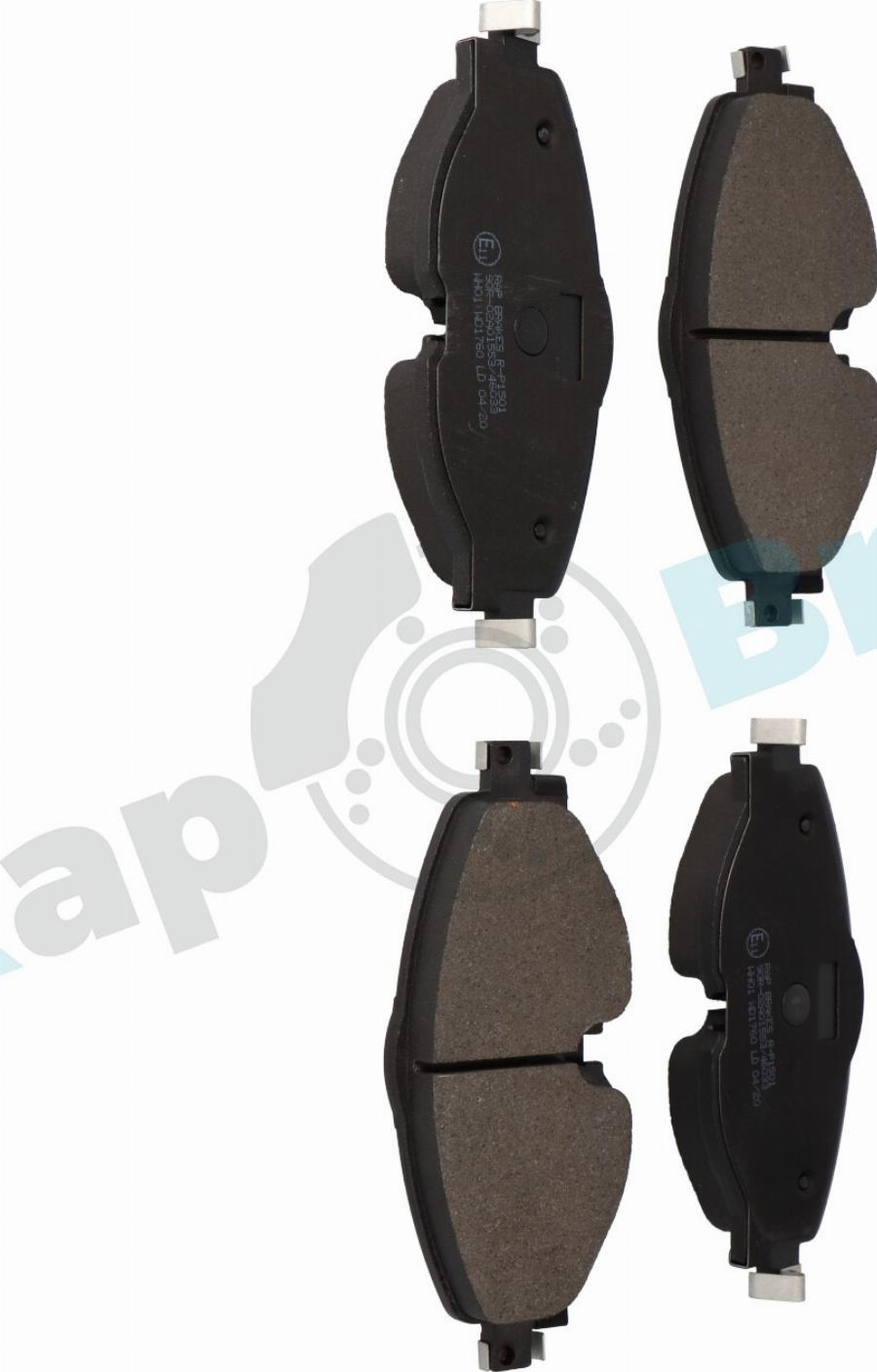 RAP BRAKES R-P1501 - Kit de plaquettes de frein, frein à disque cwaw.fr