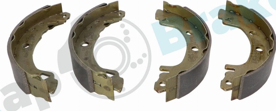 RAPBRAKES R-S0150 - Jeu de mâchoires de frein, frein de stationnement cwaw.fr