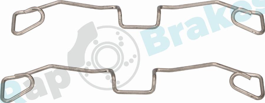 RAP BRAKES R-U0100 - Kit d'accessoires, plaquette de frein à disque cwaw.fr