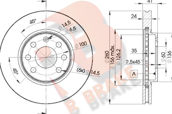 R Brake 78RBD29000 - Disque de frein cwaw.fr