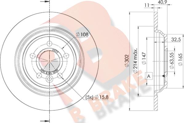 R Brake 78RBD29077 - Disque de frein cwaw.fr