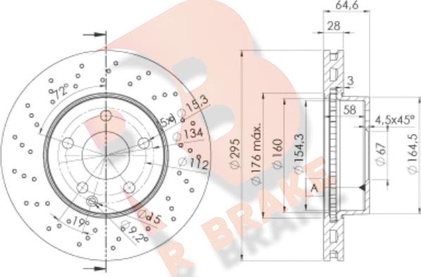 R Brake 78RBD26473 - Disque de frein cwaw.fr