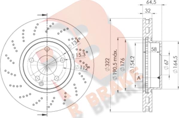 R Brake 78RBD26472 - Disque de frein cwaw.fr