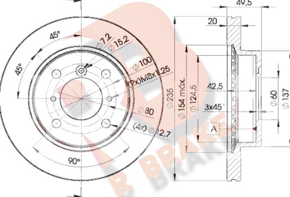 R Brake 78RBD26101 - Disque de frein cwaw.fr