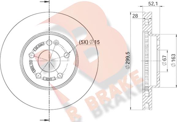 R Brake 78RBD20408 - Disque de frein cwaw.fr