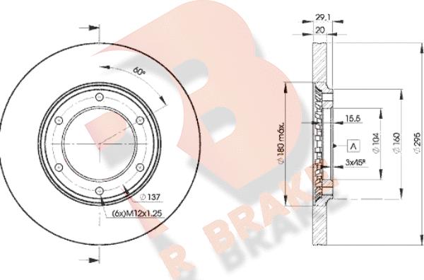 R Brake 78RBD27000 - Disque de frein cwaw.fr