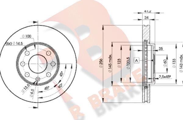 R Brake 78RBD27879 - Disque de frein cwaw.fr