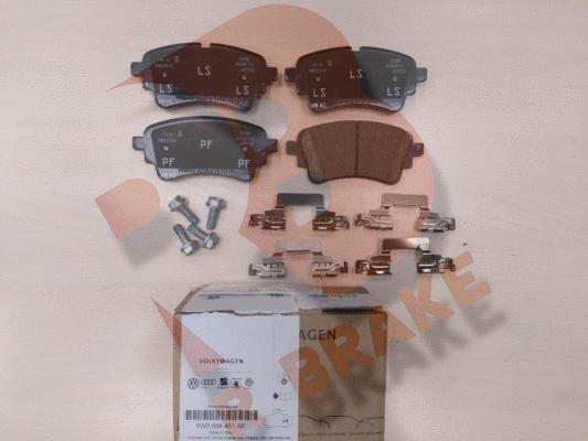 R Brake RB2256-203 - Kit de plaquettes de frein, frein à disque cwaw.fr