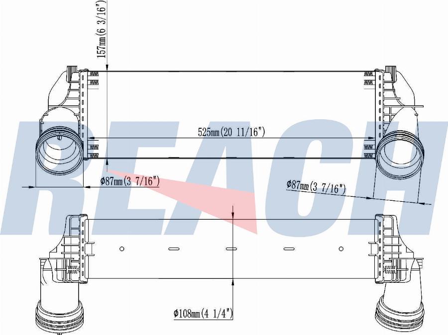 REACH 1.61.1617.4G - Intercooler, échangeur cwaw.fr