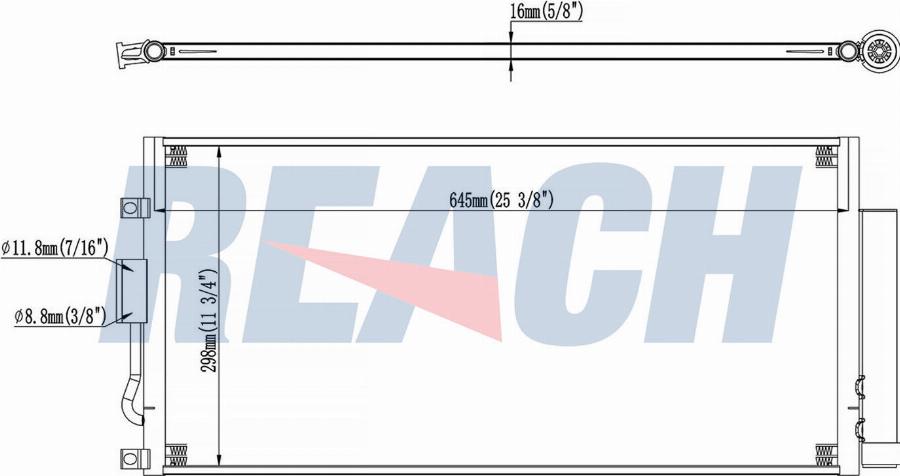 REACH 1.30.5599.PD - Condensateur, climatisation cwaw.fr