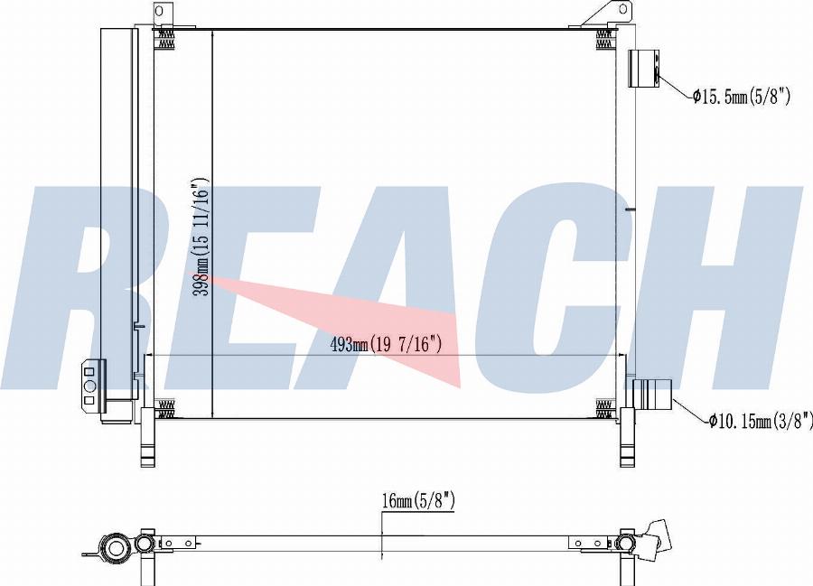 REACH 1.30.5149.PD - Condensateur, climatisation cwaw.fr