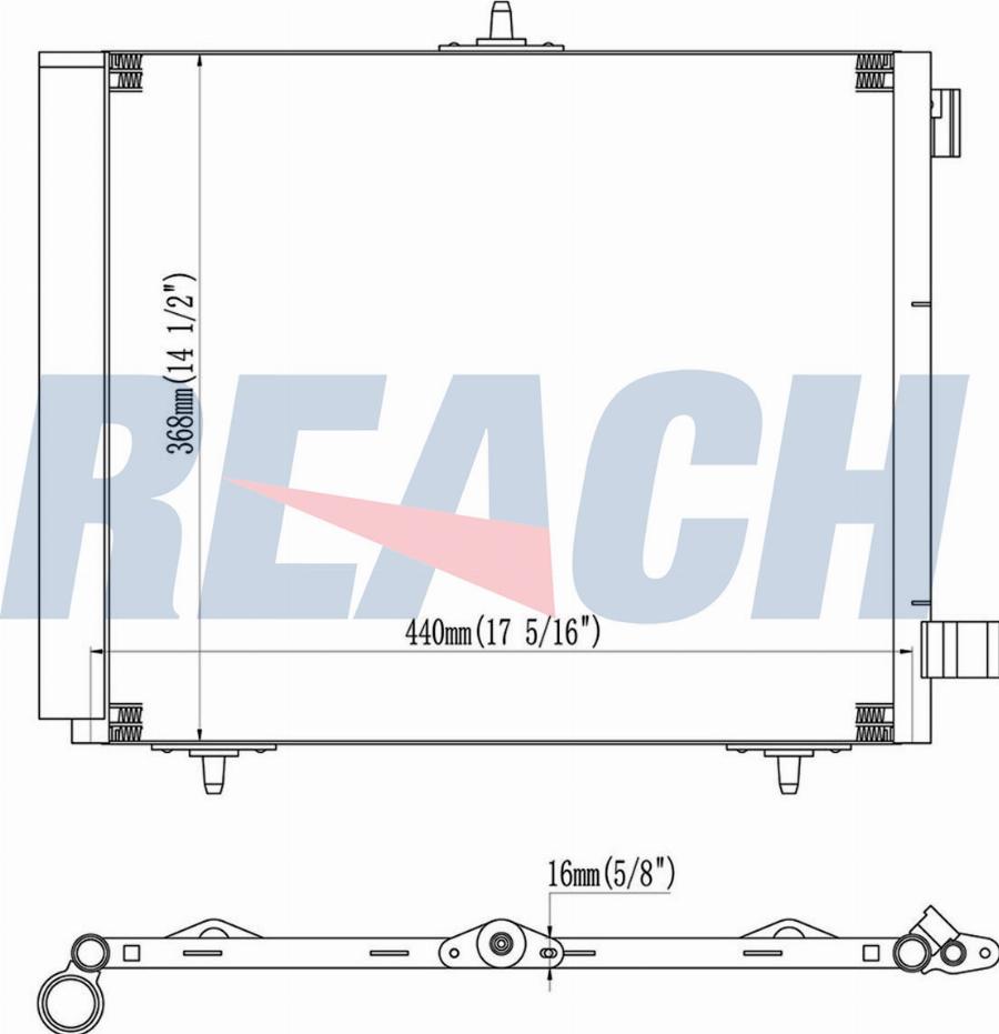 REACH 1.30.0477.PDC - Condensateur, climatisation cwaw.fr