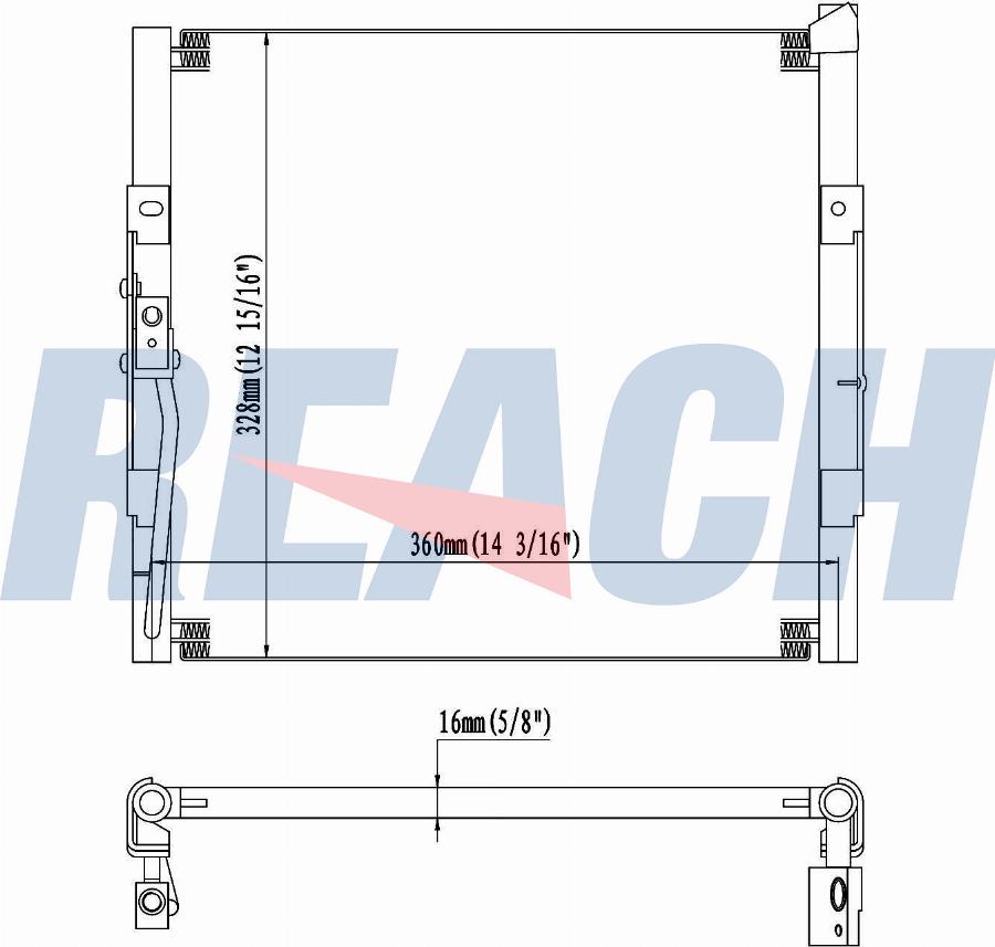 REACH 1.31.4540.P - Condensateur, climatisation cwaw.fr