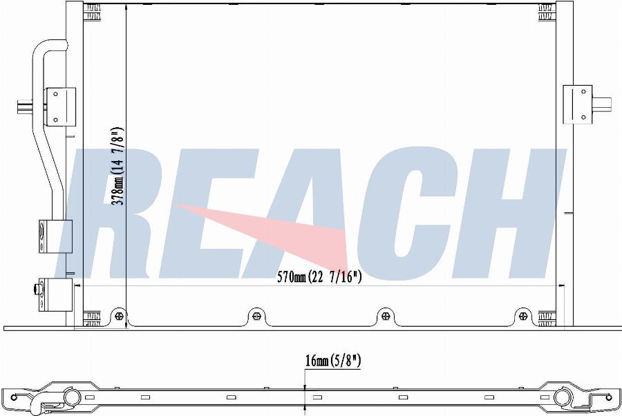 REACH 1.31.4766.P - Condensateur, climatisation cwaw.fr