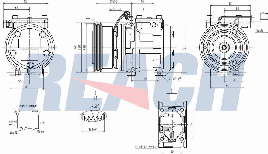 REACH 1.74.20503 - Compresseur, climatisation cwaw.fr