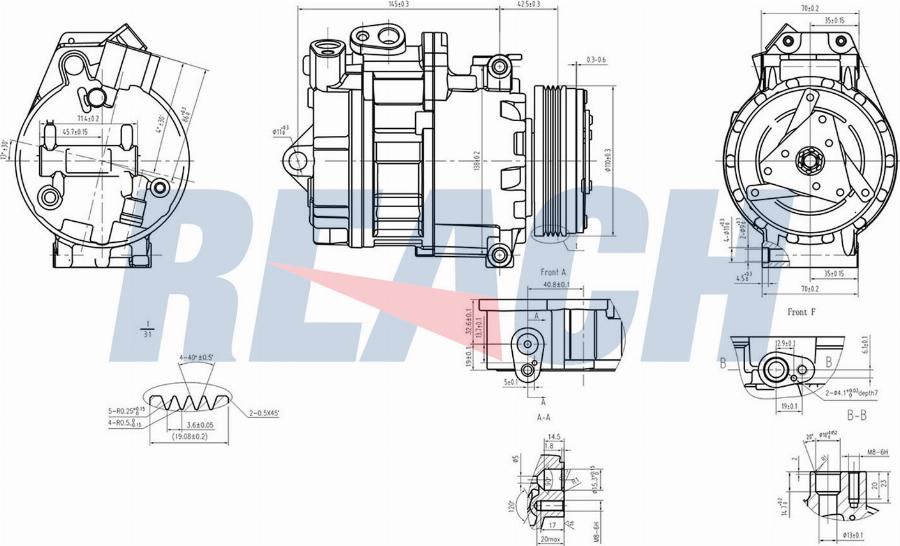 REACH 1.74.20699 - Compresseur, climatisation cwaw.fr