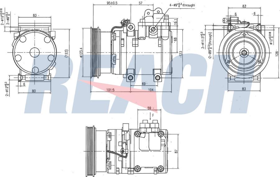 REACH 1.74.20870 - Compresseur, climatisation cwaw.fr