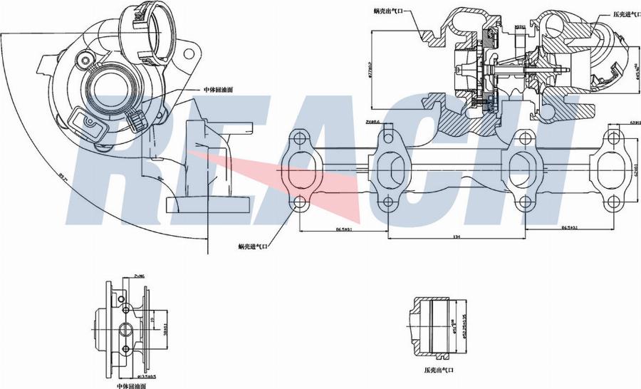 REACH 1.TI.12097 - Turbocompresseur, suralimentation cwaw.fr