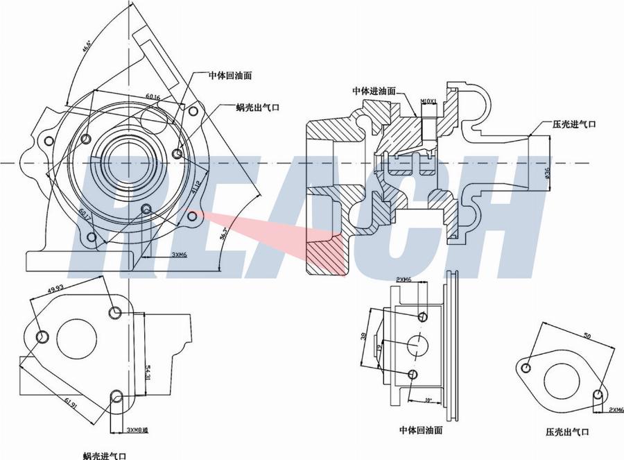 REACH 1.TI.12004 - Turbocompresseur, suralimentation cwaw.fr